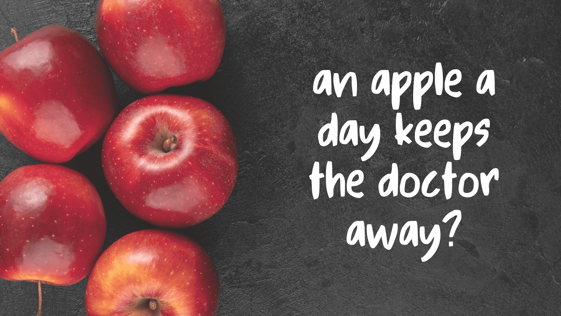 An Apple A Day Keeps The Doctor Away Smith County Memorial Hospital