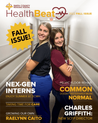 Cover of the 2022 Fall Issue of Health Beat magazine by Smith County Memorial Hospital